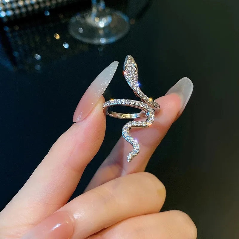 Shiny Snake Serpent Ring