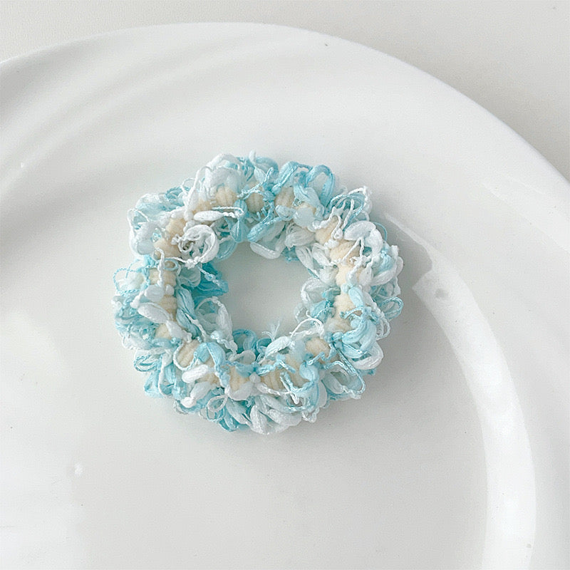 Korean Snowflake Bloom Scrunchie