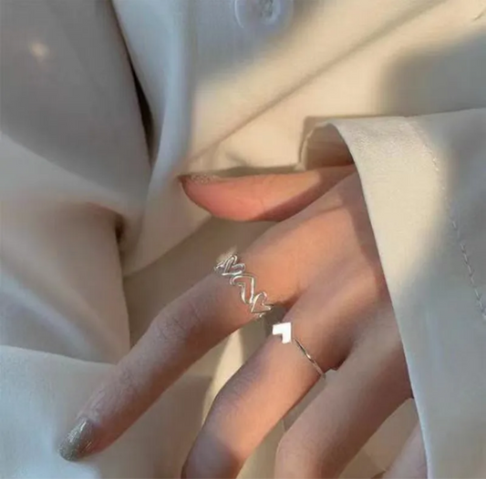 Soulmate Heart Set Rings