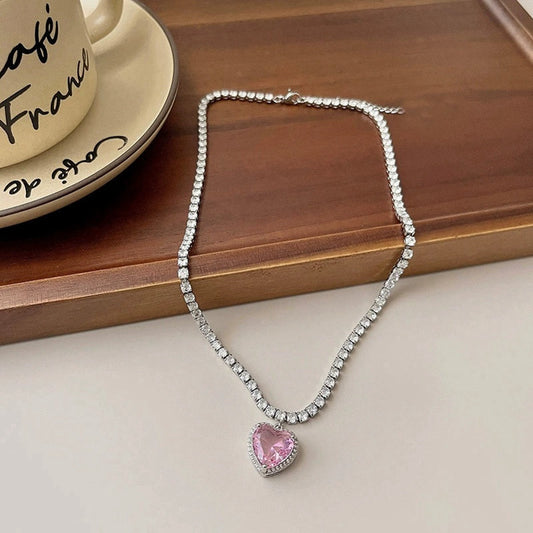 Cotton Candy Sparkle Necklace