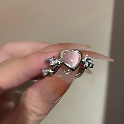 Pink Heart Ring