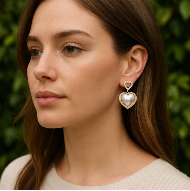 Moonlit Hearts Earrings