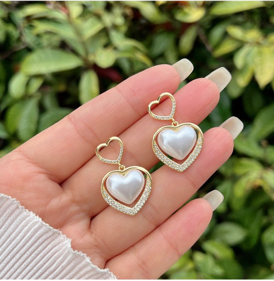 Moonlit Hearts Earrings