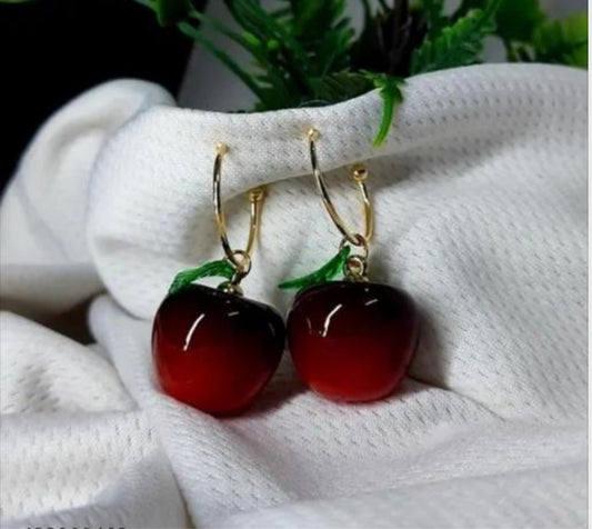 Cherry Pop hoops Earring
