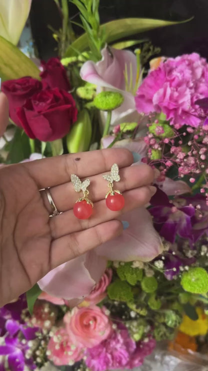 Cherry Kisses Earring